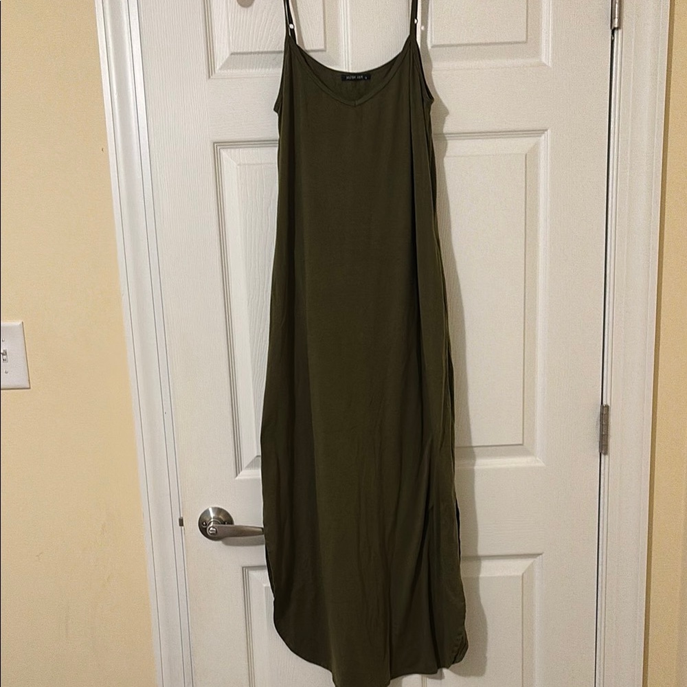 Olive Green Maxi Dress